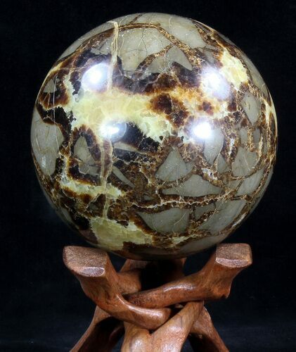 Bargain Polished Septarian Sphere #41788